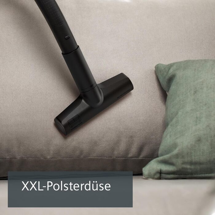 Пылесос Siemens Staubsauger Z 3.0 extreme power VSZ3XTRM11: мощний, для твердих підлог та килимів, XXL насадка для шерсті тварин, 850 Вт, чорний