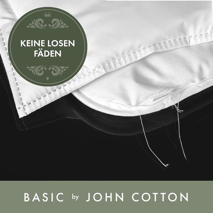 Ковдра John Cotton 4 сезони 200x200см - дихаюча, сертифікована за результатами екотестування, мікрофібра