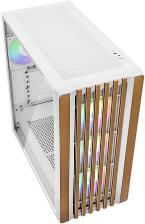 Корпус для ПК Sharkoon Rebel C70G RGB, білий, ATX, зі склом та підсвіткою