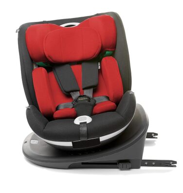 Дитяче крісло VEL-FIX RWF I-size (40-150 см) Автокрісла Дитячі автокрісла ISO-FIX (0-36 кг) з можливістю обертання на 360 градусів (Червоний)