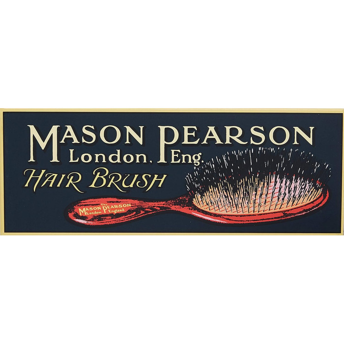 Гребінець Mason Pearson Pocket Bristle B4 з чистою щетиною кабана, 10 рядів, (24 шт. и (), одинарний)