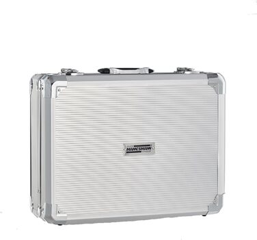 Набір інструментів Brüder Mannesmann 108 предметів в алюмінієвому кейсі: викрутки, плоскогубці, біти, головки, молоток. Сталь Cr-V