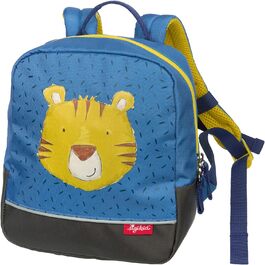 Рюкзак Fuchs Forest Bags для дівчаток та хлопчиків Дитячий рюкзак рекомендований від 2 років синій/помаранчевий, 23x20x10 см (синій/тигровий), 25053