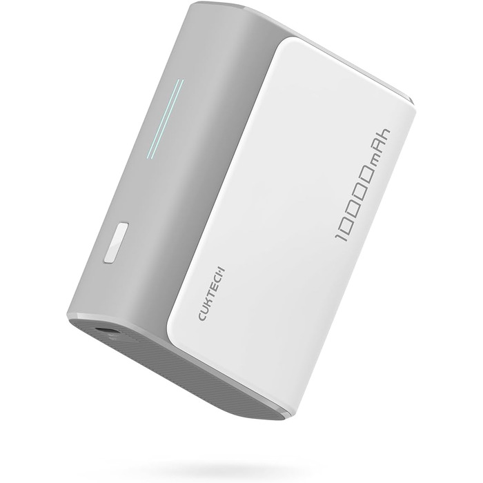 Порти, для iPhone, Samsung, iPad, MacBook, Dell, Edelgrau, 10000mAh 30W Power Bank, USB-C, 2