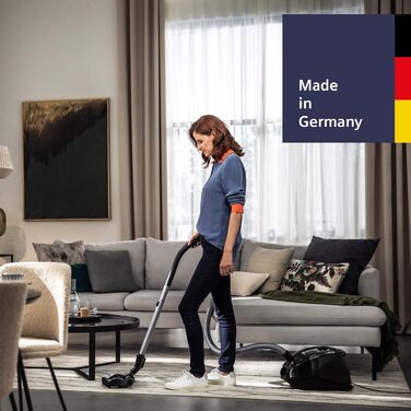 Пылесос Siemens Staubsauger Z 3.0 extreme power VSZ3XTRM11: мощний, для твердих підлог та килимів, XXL насадка для шерсті тварин, 850 Вт, чорний