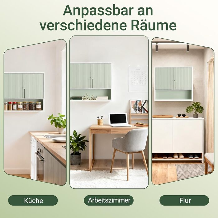 Підставка під раковину SoBuy 60 см, тумба для ванної кімнати з регульованою полицею, шафка під раковину, меблі для ванної кімнати, тумбочка для гостьового WC 60x30x60 см, BZR139-GR (60 x 15 x 54 см)