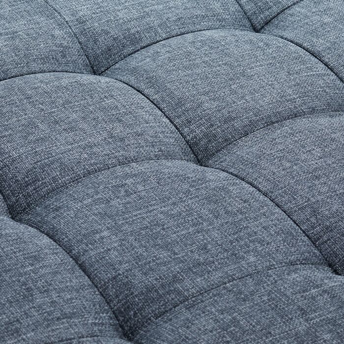 Relaxdays Пуф з місцем для зберігання, великий, круглий