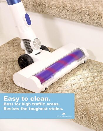 Килимкові сходинкові накладки Oak Valley Designs™ Bayside Charm Crystal Canyon - антиковзаючі, для дерев'яних сходів, 68.6 x 24.8 см (4 шт.)