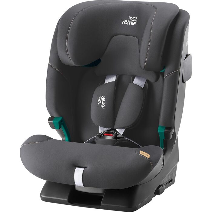 Дитяче автокрісло BRITAX RMER ADVANSAFIX 2 Z-LINE, для дітей зростом від 76 до 150 см (i-Size) з ISOFIX і без, від 15 місяців до 12 років, (Midnight Grey)