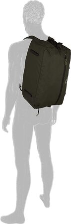 Палермо, чоловіча Дорожня сумка для коротких поїздок , один розмір, 49x23x30 см (кольору хакі)