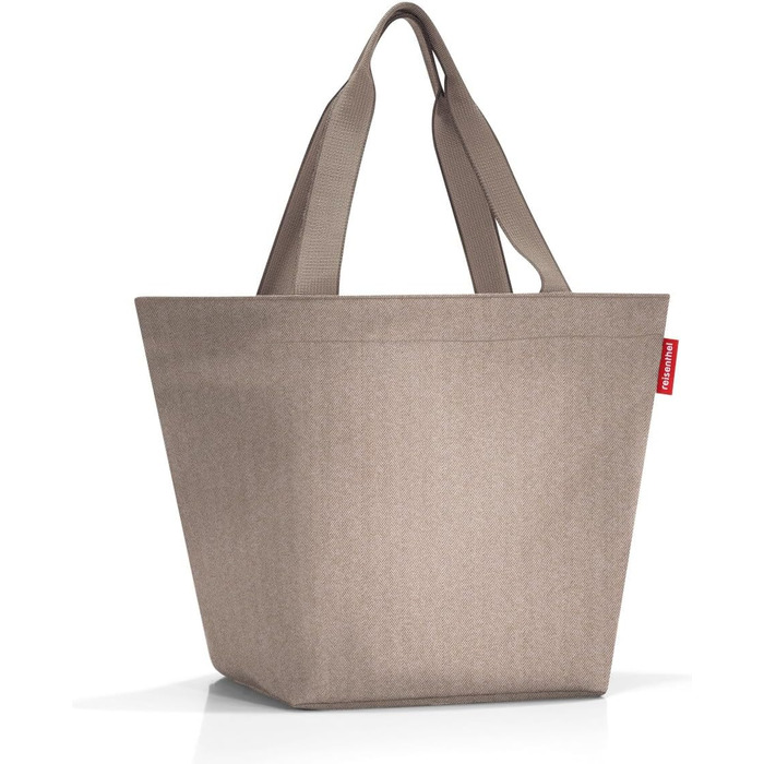 Сумка-шопер Reisenthel Shopper M – стильна та містка сумка з водовідштовхувального матеріалу Herringbone Mokka