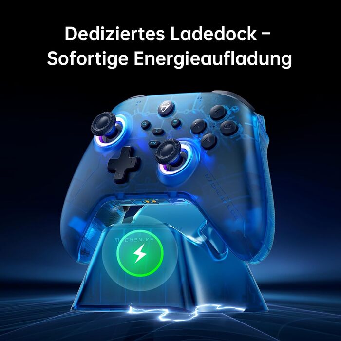 Геймпад Machenike G3V2 для PC, Switch, iOS, Android: бездротовий контролер з RGB-підсвічуванням та програмованими кнопками