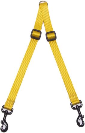 Муфта для ходьби Max & Zoey шириною 3/4 дюйма, середнього розміру, жовтого кольору