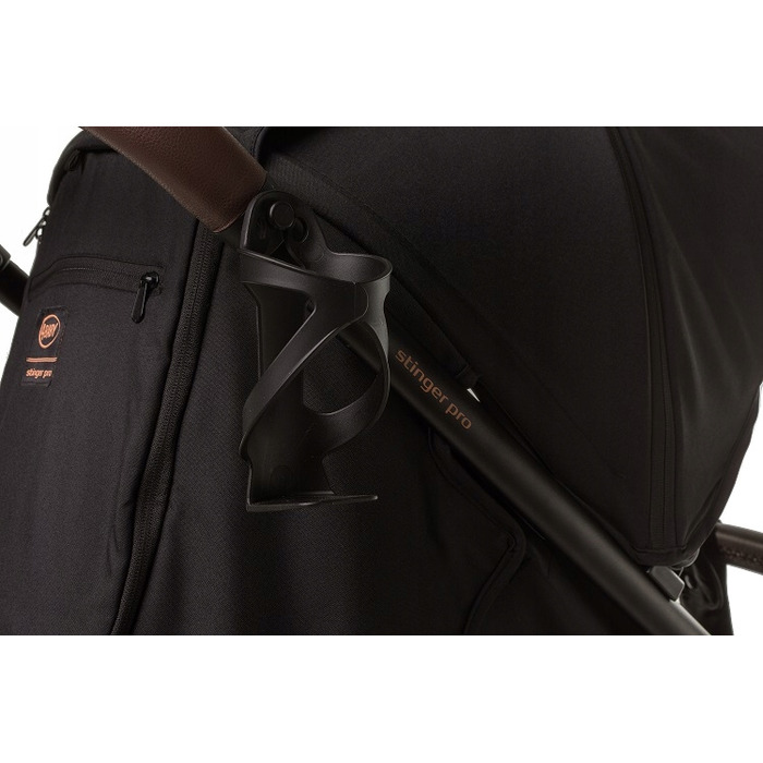 Дитячий візок-прогулянка 4Baby Stinger PRO, гелеві колеса, алюмінієва рама, до 22 кг, Black