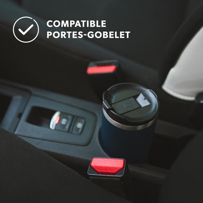 Термокружка QWETCH 470 мл з нержавіючої сталі - для кави та чаю, зберігає тепло 6 годин, холод 12 годин, без BPA, з герметичним закриттям, багаторазова