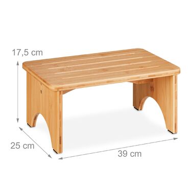 Підставка для ніг Relaxdays з бамбука