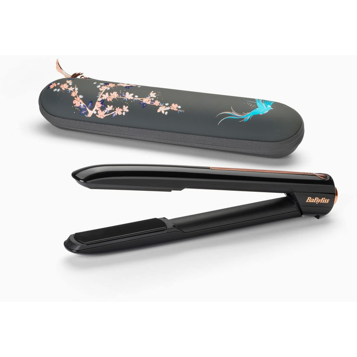 Випрямляч Babyliss 9000RU акумуляторний, випрямляч для волосся з акумулятором, керамічні пластини для прямого волосся, 15 сек. швидкий нагрів, випрямлення волосся 200C макс, без кабелю, 500гр світло без подарункової упаковки