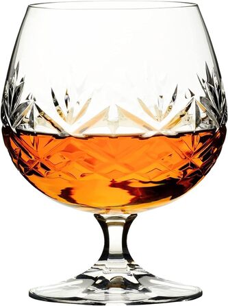 Склянка для коньяку/бренді Glenrigg 250 мл – без свинцю, з важким дном, подарункова упаковка, сніфтер для коньяку, віскі та насолоди