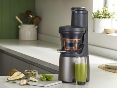 Kenwood PureJuice Pro JMP85.00SI: повільний соковитискач для свіжих соків, сріблястий