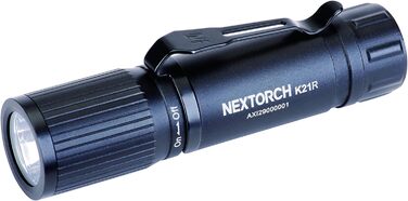 Міні-світлодіодний ліхтарик NEXTORCH K21R Hightech чорний - максимальна потужність 300 люмен ANSI