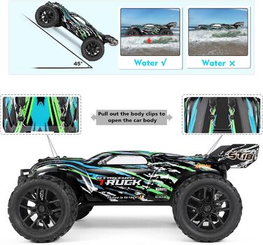 Радіокерований позашляховик HBX 1:18 4WD 36+ км/год Monster Truck RC Truggy Водонепроникний RTR