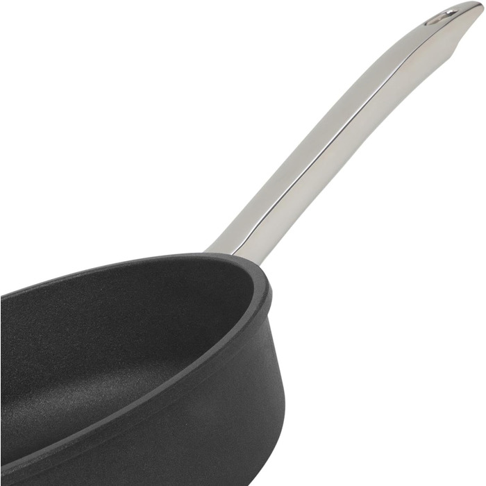 Сковорідка з 2 частин Ø 32 см - Індукційна - Лита алюмінієва сковорідка з антипригарним покриттям з ручкою та кришкою з нержавіючої сталі - Зроблено в Німеччині