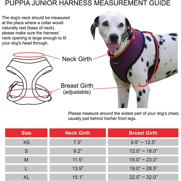 Собача упряж Puppia Junior для маленьких собак-легка і дуже м'яка - також може використовуватися в якості упряжі для цуценят-Собача упряж без тяги, Бежевий, L, PAMA-AC978 l бежевий
