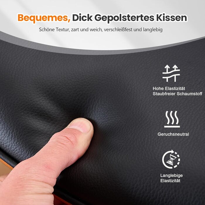 Барний стілець YOUTASTE з вигнутого дерева, 1 шт., 360° обертання, спинка та підніжка, PU-шкіра, для бару, кухні, бістро, білий (чорний)