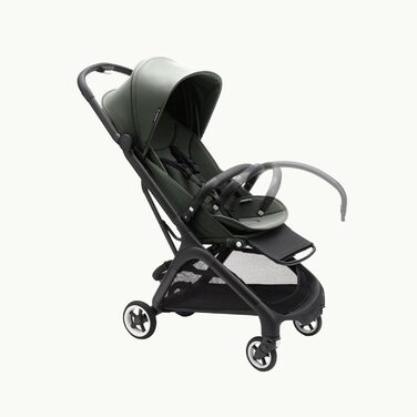 Bugaboo Butterfly: ультракомпактна дитяча коляска для міста, легка, складається одним рухом, з великим багажником (Forest Green, Bundle)