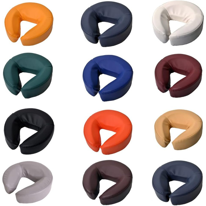 Подушка для масажного столу з екошкіри, блакитний колір