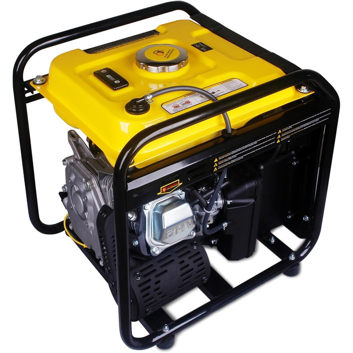 Інверторний генератор Aceup 3400W: бензиновий, 230V, 12V, USB, цифровий дисплей, для дому, кемпінгу, 4-тактний, 23кг