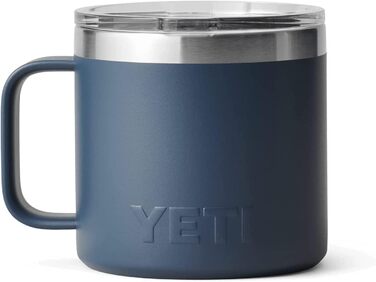 Чашка YETI Rambler, нержавіюча сталь, 14 унцій (414 мл) (темно-синій)