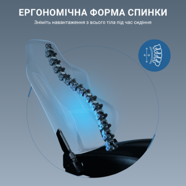 Крісло ігрове Anda Seat Luna Pro Black Fabric Size L