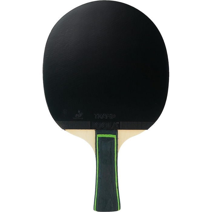 Ракетка для настільного тенісу JOOLA Match Lite схвалена ITTF універсальна ракетка для настільного тенісу 4 зірки, товщина губки 1,8 мм, зелений / чорний