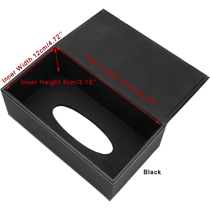 Коробка для косметичних серветок зі штучної шкіри KINGFOM, коробка для серветок, коробка для серветок для офісу/автомобіля / будинку (мармур)
