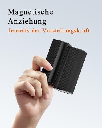 Електричні грілки для рук KINREECELL 10000mAh, 2 шт., з магнітним з'єднанням, зарядний кейс, 4 режими нагріву, до 55°C, тривалий час роботи, портативні
