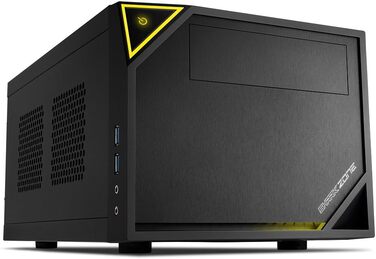 Корпус для ПК Sharkoon Shark Zone C10 Mini-ITX, зовнішній 5,25 дюйма, 2,5 дюйма/3,5 дюйма внутрішній, 2 порти USB 3.0