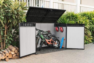 Ящик для подушок Keter Ondis24 Premier Box XL, садові меблі, лавка-скриня, водонепроникний (2020 л)