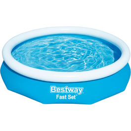Каркасний басейн Bestway Fast Set 305x76 см, круглий, синій, без насоса