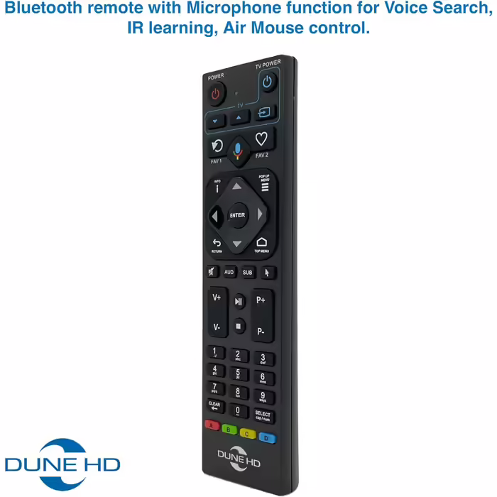 Медіаплеєр Dune HD Pro Vision 4K на Android TV Box, Dolby Vision, Atmos, S905X4-J, HD-аудіо, HDMI 2.1, Bluetooth 5, WiFi, 1Gbit, USB 3.0, 4GB/64GB, оптичний S/PDIF, 4Kp60, AV1, 1080p
