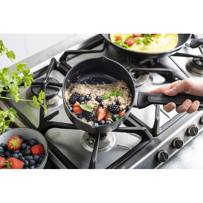 Набір посуду GreenPan Memphis 4 шт. з керамічним антипригарним покриттям, без PFAS, для індукційних плит, безпечний для здоров'я