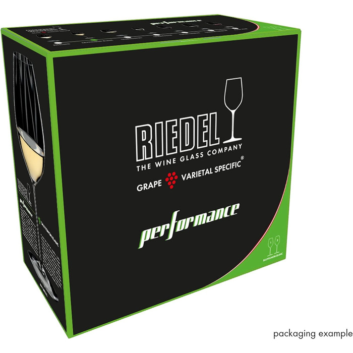 Набір келихів Riedel Performance Syrah/Sauvignon Blanc, 2 шт, кришталеве скло, преміум-якість, машинне виробництво