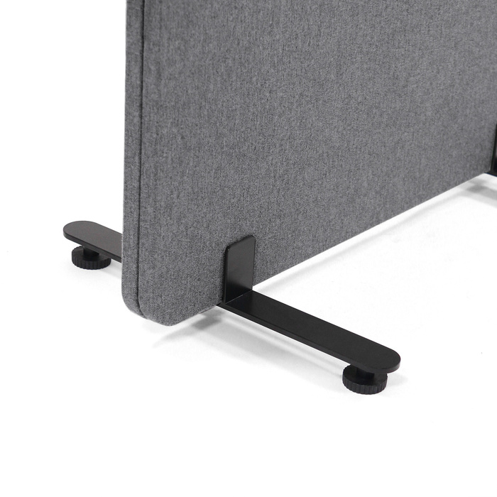 Набір з 2-х мобільних акустичних перегородок FLEXMIUT, темно-сірий колір, hjh OFFICE