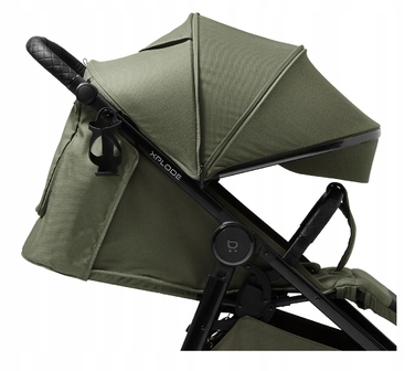 Дитячий прогулянковий візок 4BABY Xplode, зелений, алюмінієвий, з можливістю компактного складання