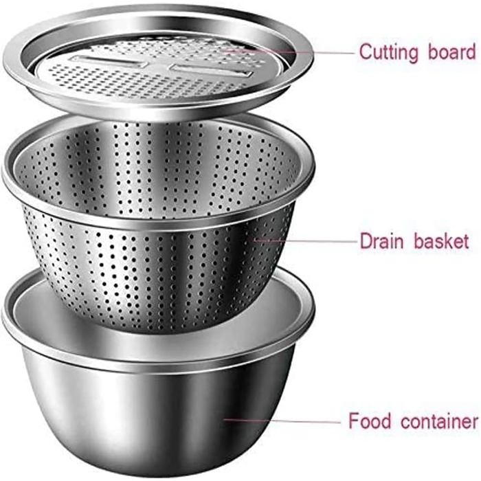 Воронка для зливного кошика, багатофункціональний пластиковий зливний лоток, пластиковий зливний лоток для кухні, кошик для продуктів, зливний лоток для мийки для овочів і фруктів (2 шт. )