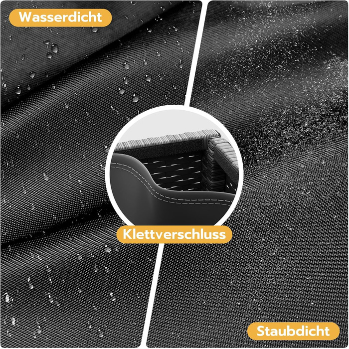 Водонепроникний садовий ящик для зберігання UDPATIO 480л з колесами, сірий 138x61 см | Ящик для подушок, стійкий до УФ-випромінювання та погодних умов для саду, балкону