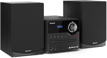 Компактна система SHARP XLB520D 40 Вт, DAB/FM, Bluetooth, чорний