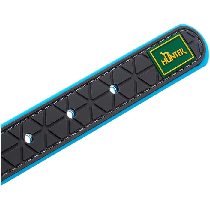 Нашийник для собак HUNTER CONVENIENCE COMFORT, нейлон та неопрен, бірюзовий, 50 см