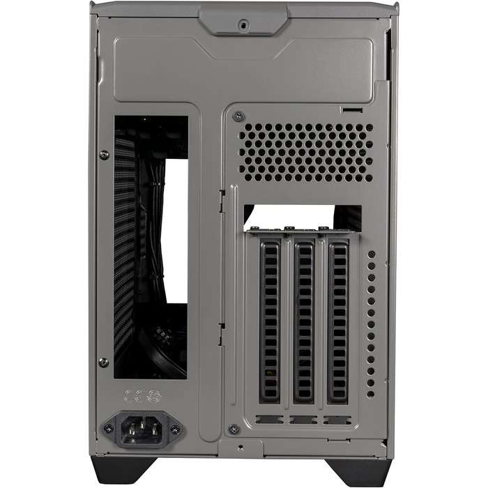 Корпус Cooler Master NR200P MAX Mini-ITX, моноблок 280 мм, блок живлення 850 Вт, вертикальний графічний процесор, PCIe Gen4, скляна/вентильована панель