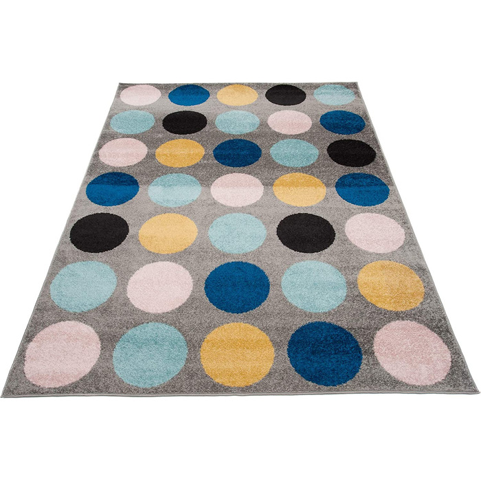 Килими Carpeto, килим для дитячої кімнати для хлопчиків і дівчаток-дитячий килим для ігрової кімнати для підлітків-багато кольорів і розмірів, пастельні тони (180 х 260 см, різнокольорові)